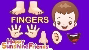 'Ten little fingers | Kids song about body parts'