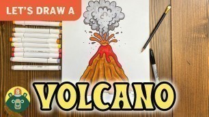 'How to draw a VOLCANO! - [Episode 109]'