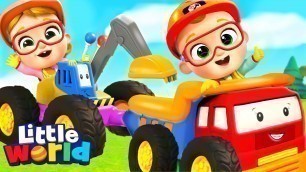 'Little Babies Construction Workers Song | Kids Songs & Nursery Rhymes by Little World'