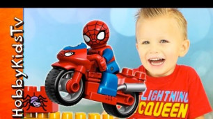 'Web-Bike Workshop Building Toy! HobbyBear Reviews LEGO Super Heroes HobbyKidsTV'