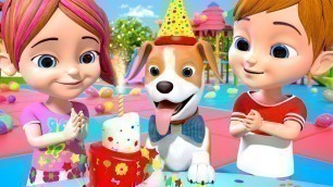 'Bingo\'s Birthday - Dog Song | Nursery Rhymes for Children | Kindergarten Cartoon by Little Treehouse'