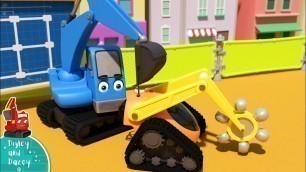 'Robot Digger Trouble - Construction Cartoons for Kids | Digley and Dazey'