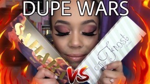 'Face Candy Makeup Sahara Palette VS Ccolor Cosmetics The Frost Palette | Dupe Wars'