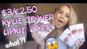 '$3/€2.50 KYLIE JENNER LIPKIT ALIEXPRESS DUPE!! First Opinion & The Truth