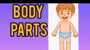 'Learn body parts for kids in English|Body parts for children|Educational videos |Body parts names'