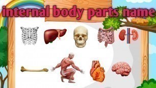 'internal body parts Name ।। 10 body parts Name।। learn for kids।। kids video।।'