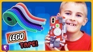 '5 COOL IDEAS For LEGO TAPE! Cell Phone MakeOver Toy Review and Play with HobbyFrog by HobbyKidsTV'
