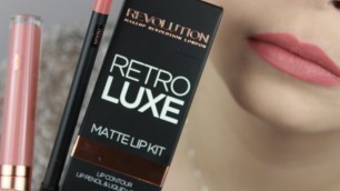 'Makeup Revolution Retro Luxe LipKit - Kylie Cosmetics Dupe?'