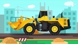 'Construction Vehicles for kids - Trucks & Heavy Equipment - Learning Street Vehicles for children'
