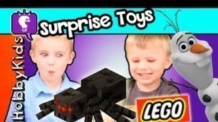 'LOTS of Surprise Toys!  LEGO + Hero Blind Boxes HobbyKidsTV'