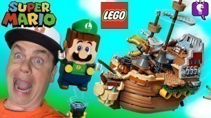 'Lego Super Mario Bowser\'s Airship on HobbyFamilyTV'
