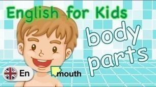 'My body parts | English for Kids (UK)'