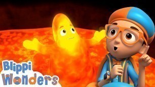 'Blippi Wonders - Volcano | Cartoons For Kids | Blippi Animated Full Episodes'