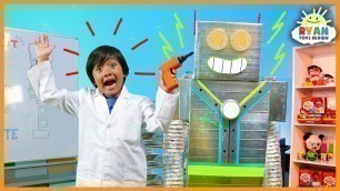 'Let\'s Build A Robot Kids Song | Body Parts Exercise and Dance for Children | Ryan ToysReview'