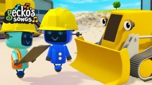 'Construction Site Song｜Construction Trucks｜Educational Videos For Kids｜Funny Cartoon'