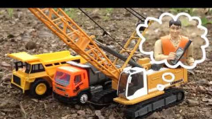 'Construction Vehicle Toys | Rescuing Toys from River | Toys Videos for Kids #Toys #Kids'