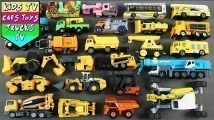 'Learn About Construction Vehicles for Kids + More Toys Videos'