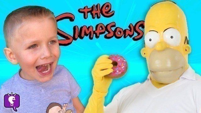 'Homer Simpson Surprises + TOYS with HobbyKidsTV'