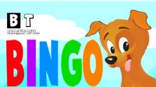 'BINGO SONG - kid\'s nursery rhyme cartoon'