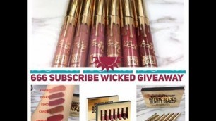 '666 WICKED SUB GIVEAWAY 