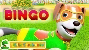 'New Bingo The Dog Song | Nursery Rhymes & Kids Songs | Children\'s Music | Little Treehouse'