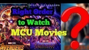 Marvel Cinematic Universe [MCU] Movies order [Explained in Hindi]