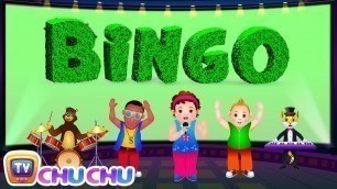 'Bingo Dog Song - Nursery Rhymes Karaoke Songs For Children | ChuChu TV Rock \'n\' Roll'