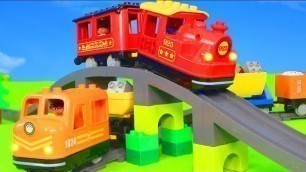 'Construction Blocks Train for Kids'