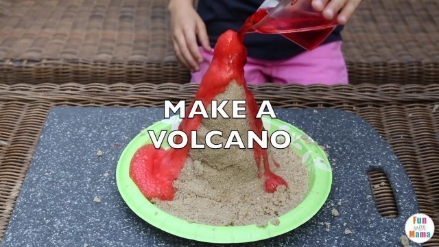 'Volcano Science Experiment video'