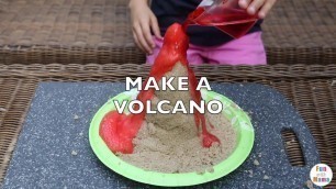 'Volcano Science Experiment video'