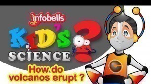 'How Volcano Erupts | Kids science Experiments & Learning Videos | Infobells'