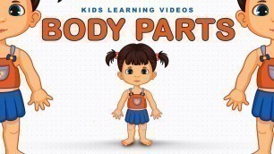 'Name of Body Parts | Learn Human body | Kids vocabulary #kidsbodyparts'
