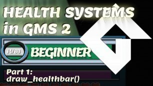 'Color Morphing Easing Healthbar - GMS2 - BEGINNER - Pt. 1 of Advanced Health Systems Tutorials'