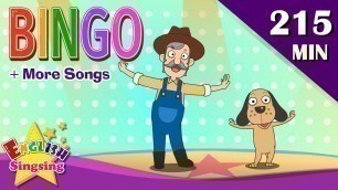 'BINGO + More Animal Songs | Top 50 Nursery Rhymes with lyrics | English kids video'