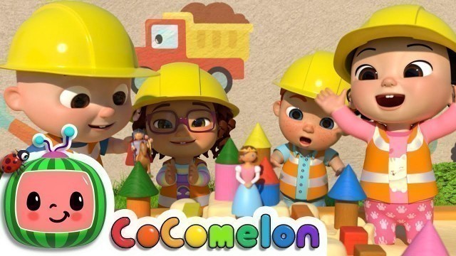 'Learn Construction Vehicles Song + @CoComelon  & Kids Songs'