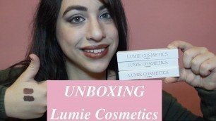 'Lumie Cosmetics Unboxing | Kylie Jenner Lip Dupe | Miss Yle'
