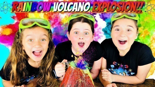 'Make A RAINBOW Volcano EXPLOSION!!  (Coolest Rainbow Volcano EVER!!!)'