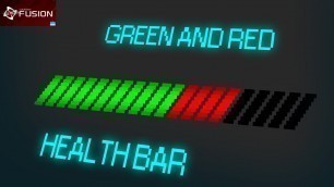 'Tutorial HEALTH BAR (GREEN AND RED) Clickteam Fusion 2.5'