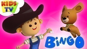 'Bingo Dog Song | Little Eddie Cartoons | + More Nursery Rhymes For Children | Kids Tv'