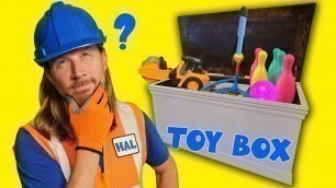 'Explore the Toy Box with Handyman Hal | Construction Toys for Kids'