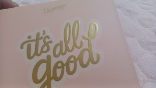 'colourpop it\'s all good 30 shade mega eyeshadow palette review | colourpop cosmetics swatches'