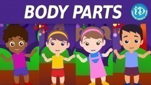 'Body Parts Song For Kids || Nursery Rhymes || Body Parts Rhyme || Kids Special || iDream Kids'