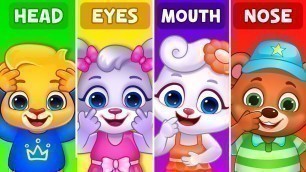 'Body Parts for Kids | Learn Body Parts Hands, Eyes, Legs, Nose, Ears & More | Lucas & Friends'