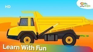 'Dumper Truck Videos For Children | Construction Vehicles For Kids | Shemaroo Kids Malayalam'