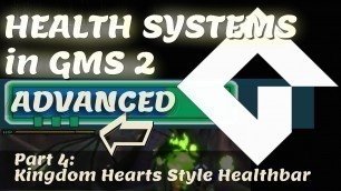 'Kingdom Hearts Style Boss Healthbar - GMS2 - ADVANCED - Pt. 4 of Advanced Health Systems Tutorials'