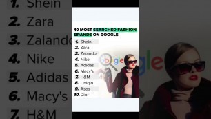 'Most searched brands on Google. #shorts #youtubeshorts #youtube #ytshorts #update #google'