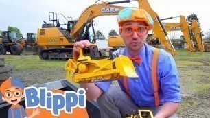 'Blippi Explores a Digger | Blippi! | Learning Videos for Kids'