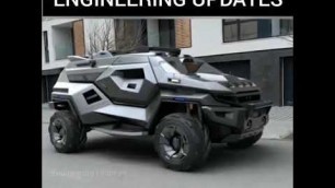The Armortruck SUV looks like an armored vehicle from apocalyptic movies.