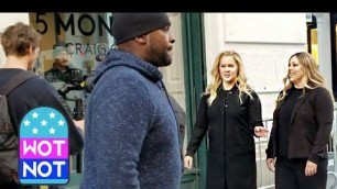 CELEBSNIPPET: Pregnant Amy Schumer Films Commercial on Streets of NYC