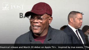 Samuel L Jackson, Nia Long and Anthony Mackie discuss tv+ movie The Banker 